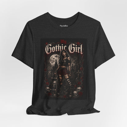 My Gothic Girl - Skater Girl Short Sleeve T Shirt