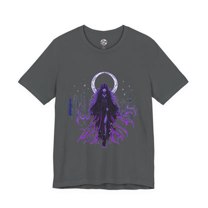 “Celestial Enchantress”  Gothic Graphic T-Shirt – Alt Aesthetic Poetic Goth Street-wear
