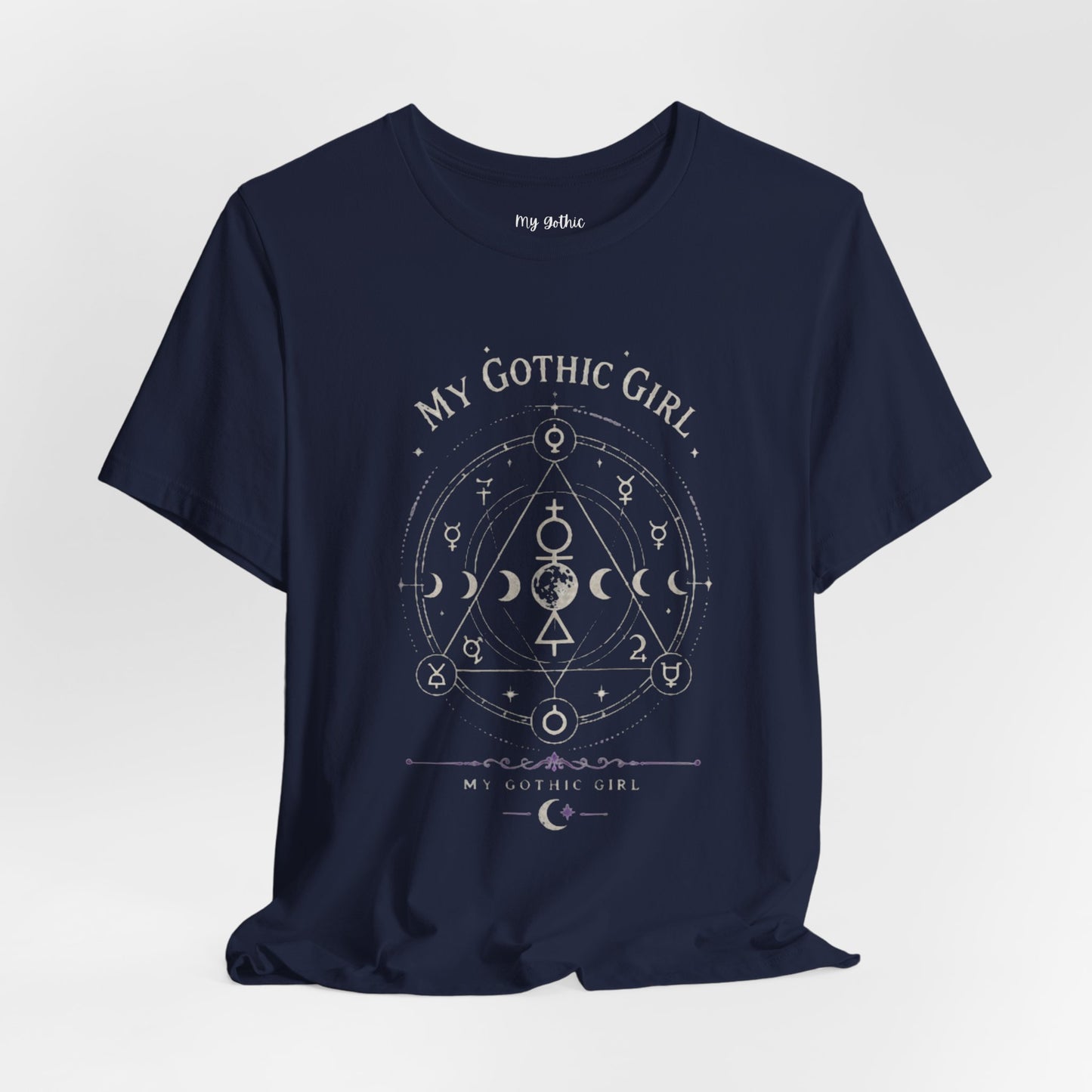 My Gothic Girl "The Alchemist" Gothic Design Short Sleeve T Shirt