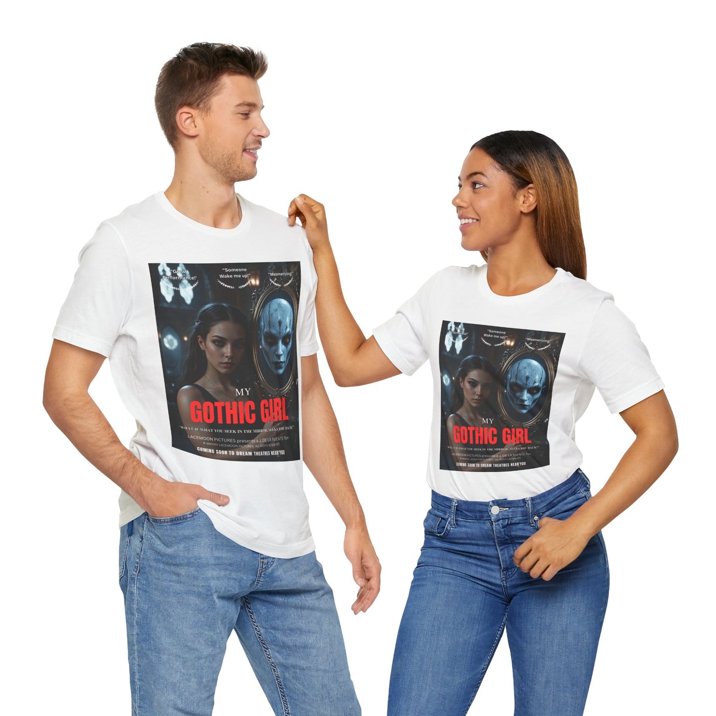 My Gothic Girl T-Shirt "Movie Poster" – Whimsy Goth Streetwear, Dark Poetry Fashion, Alt Aesthetic Apparel