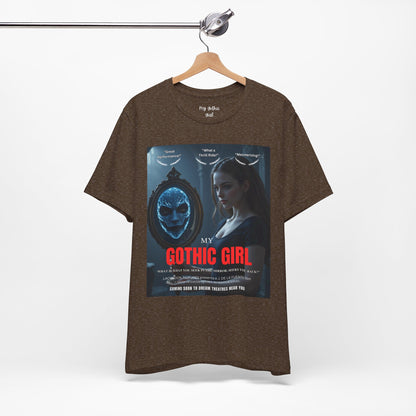 My Gothic Girl "Movie Poster" Graphic Tee – Gothic Streetwear, Whimsy Goth, Dark Poetry Alt Fashion