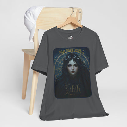 The First Rebel -"Lilith" Graphic T-Shirt – Alt Aesthetic Poetic Goth Street-wear
