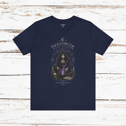 Transmute Your Darkness Alchemist Arts Tee — Witchy Occult Graphic T-Shirt