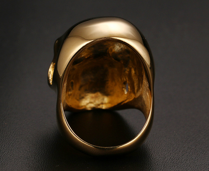Punk Skull Ring - Ghost Head Design