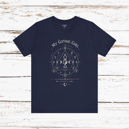 My Gothic Girl "The Alchemist" Gothic Design Short Sleeve T Shirt