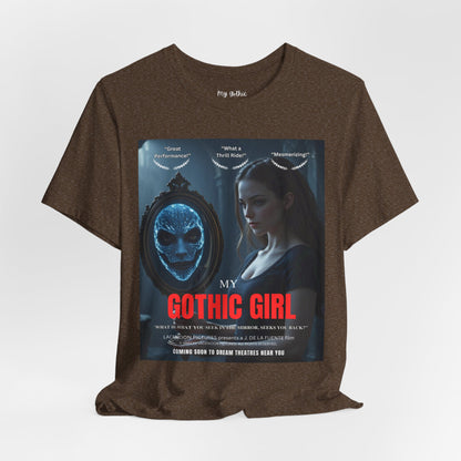 My Gothic Girl "Movie Poster" Graphic Tee – Gothic Streetwear, Whimsy Goth, Dark Poetry Alt Fashion