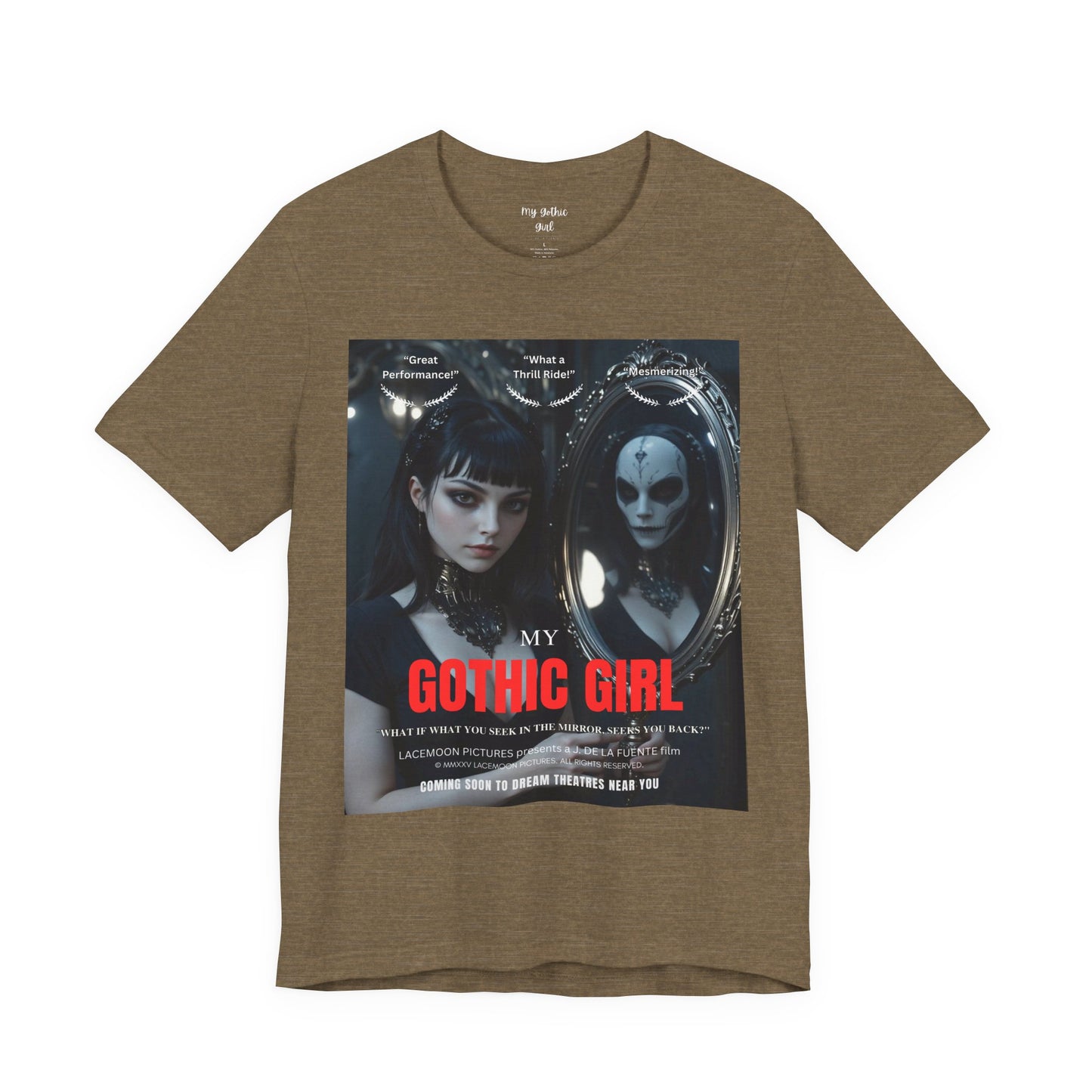 My Gothic Girl Graphic Tee – Whimsy Goth Streetwear, Dark Poetry Fashion, Alt Aesthetic Apparel