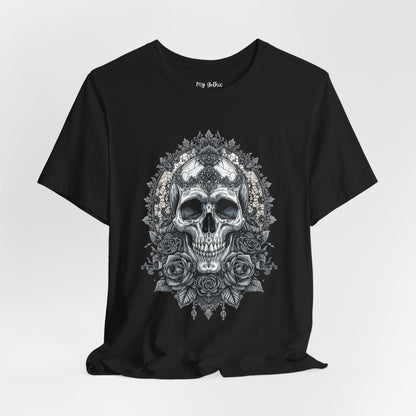 Gothic Skull Elegance T-Shirt