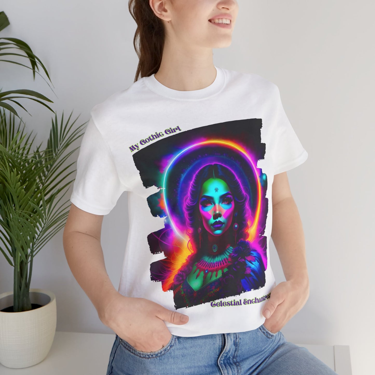Celestial Enchantress Poetic Goth Graphic Tee – My Gothic Girl