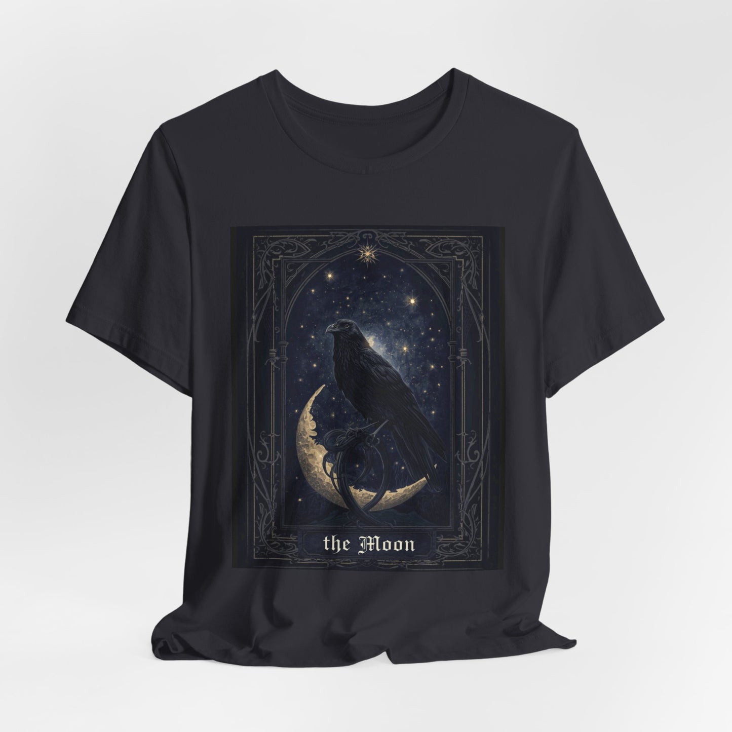 My Gothic Girl "Raven Moon" Graphic T-Shirt Unisex Gothic Dark Fashion Casual Wear