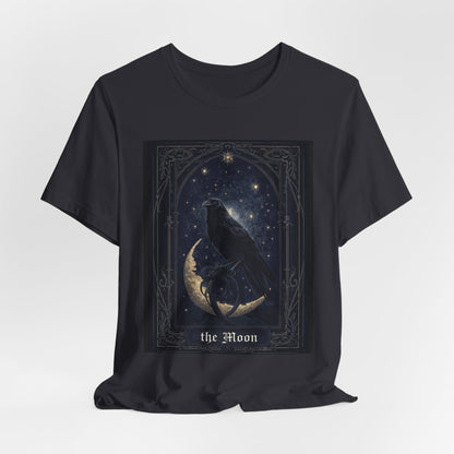 My Gothic Girl "Raven Moon" Graphic T-Shirt Unisex Gothic Dark Fashion Casual Wear