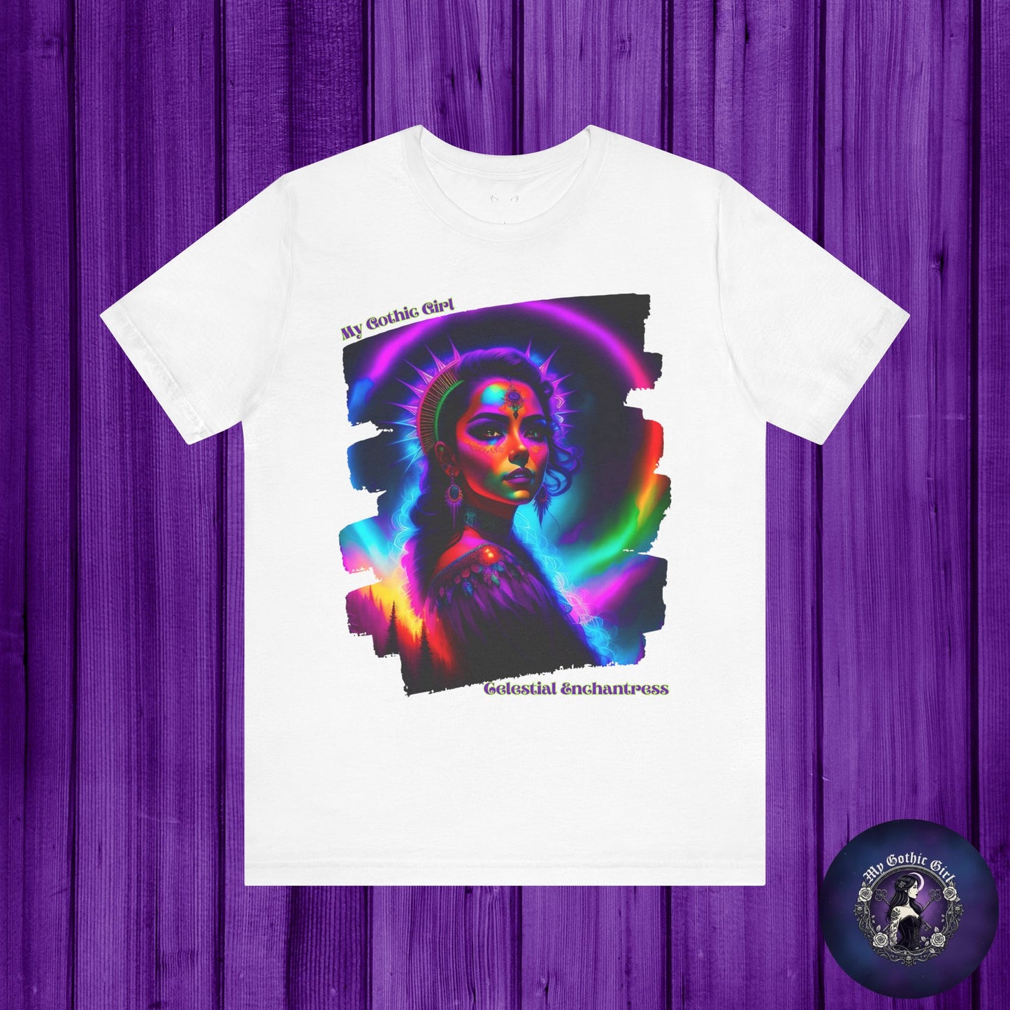 Celestial Enchantress Poetic Goth Graphic Tee – My Gothic Girl