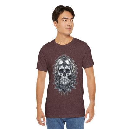 Gothic Skull Elegance T-Shirt