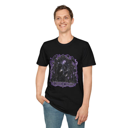 Gothic Mirror T-Shirt — "My Gothic Girl" Dark Violet Graphic Tee
