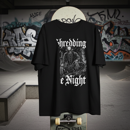 "Shredding The Night" Street Skater T Shirt