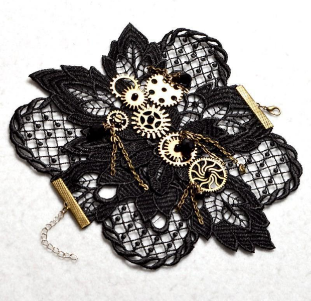 Steampunk Accessories Gothic Vintage Bracelet and Jewelry