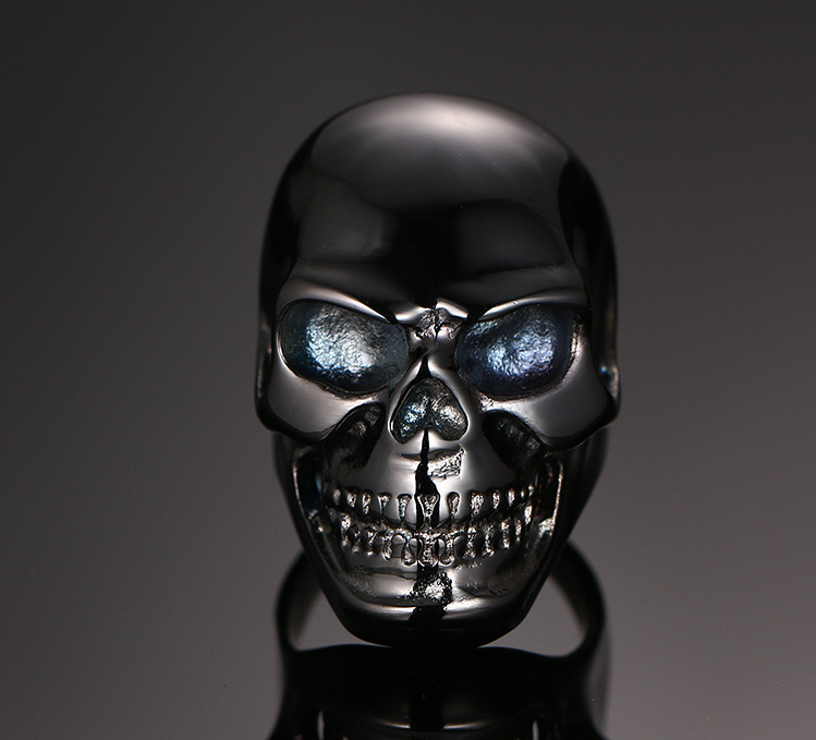 Punk Skull Ring - Ghost Head Design